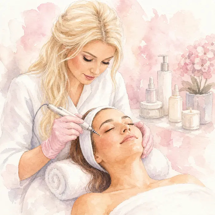 Fibroblast Plasma Pen Behandlung zur Hautstraffung
